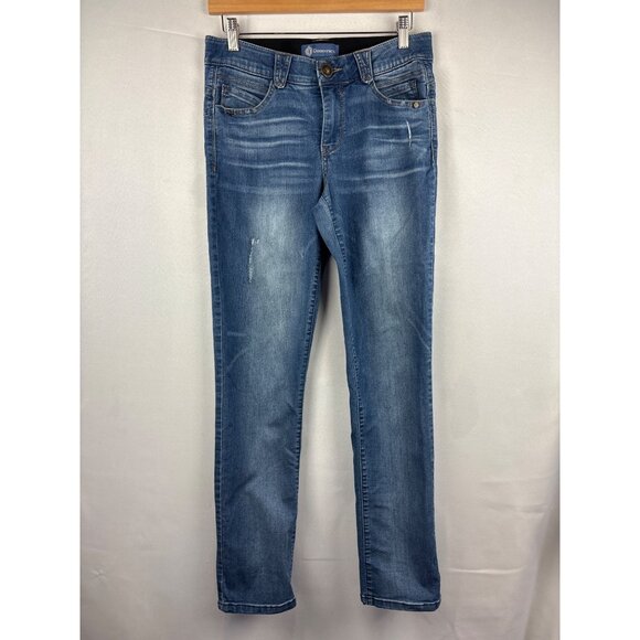 Democracy Womens "Ab"solution Jeans Size 6 Blue Denim Made In China - Picture 1 of 6